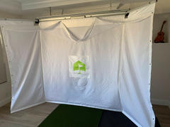 The Indoor Golf Shop HomeCourse Pro Retractable Golf Simulator Screen Review