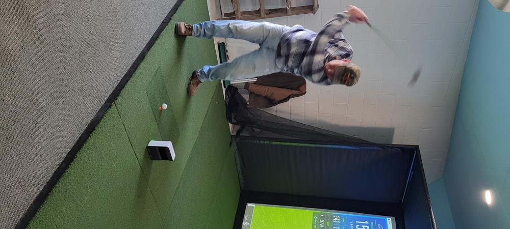 SkyTrak SIG10 Golf Simulator Package - Customer Photo From Kerri Tolbert