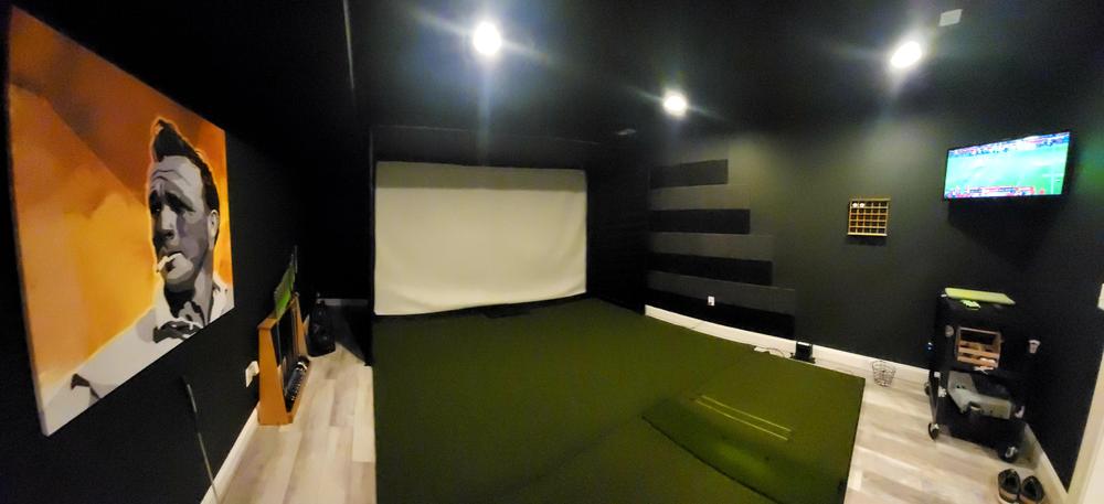 SkyTrak SIG10 Golf Simulator Package - Customer Photo From JJD Esq