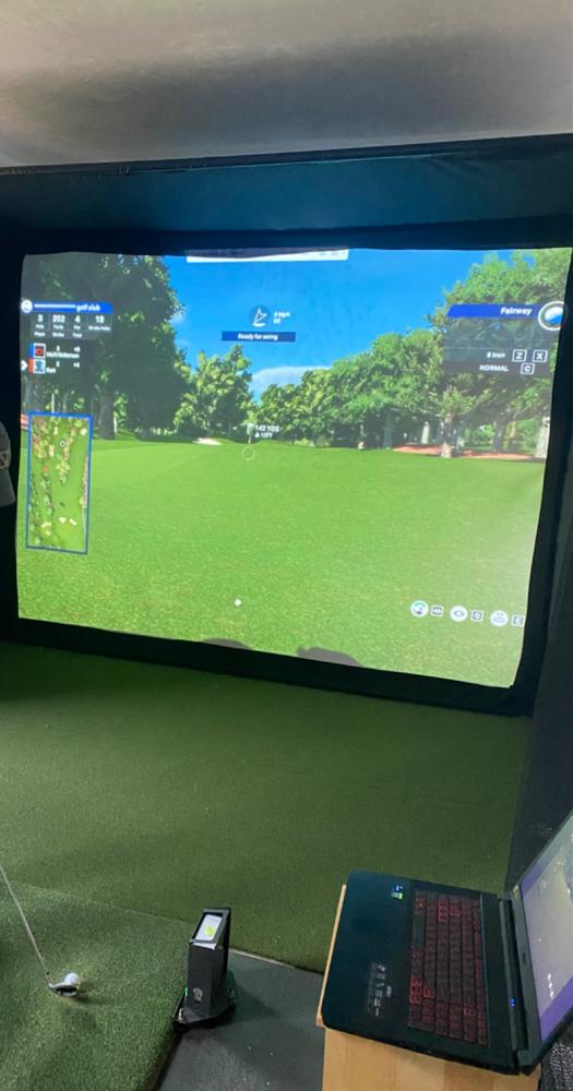 SkyTrak SIG10 Golf Simulator Package - Customer Photo From Mark Nickerson