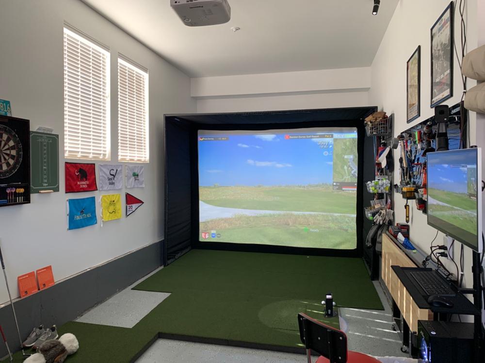 SkyTrak SIG10 Golf Simulator Package - Customer Photo From Nate Deming