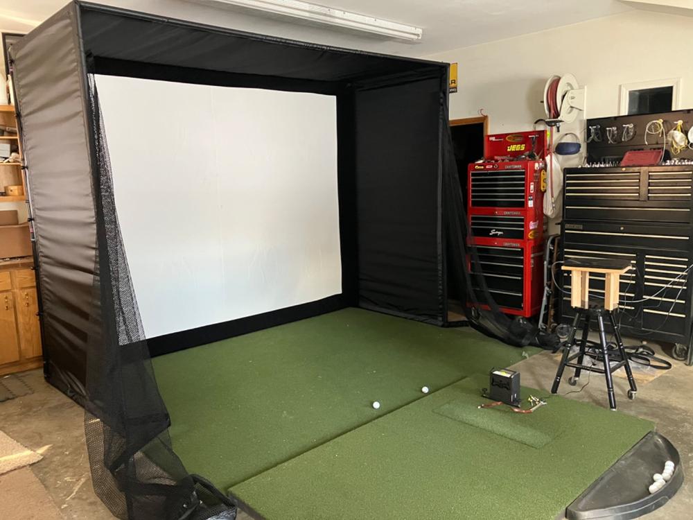 SkyTrak SIG10 Golf Simulator Package - Customer Photo From Donald Brock