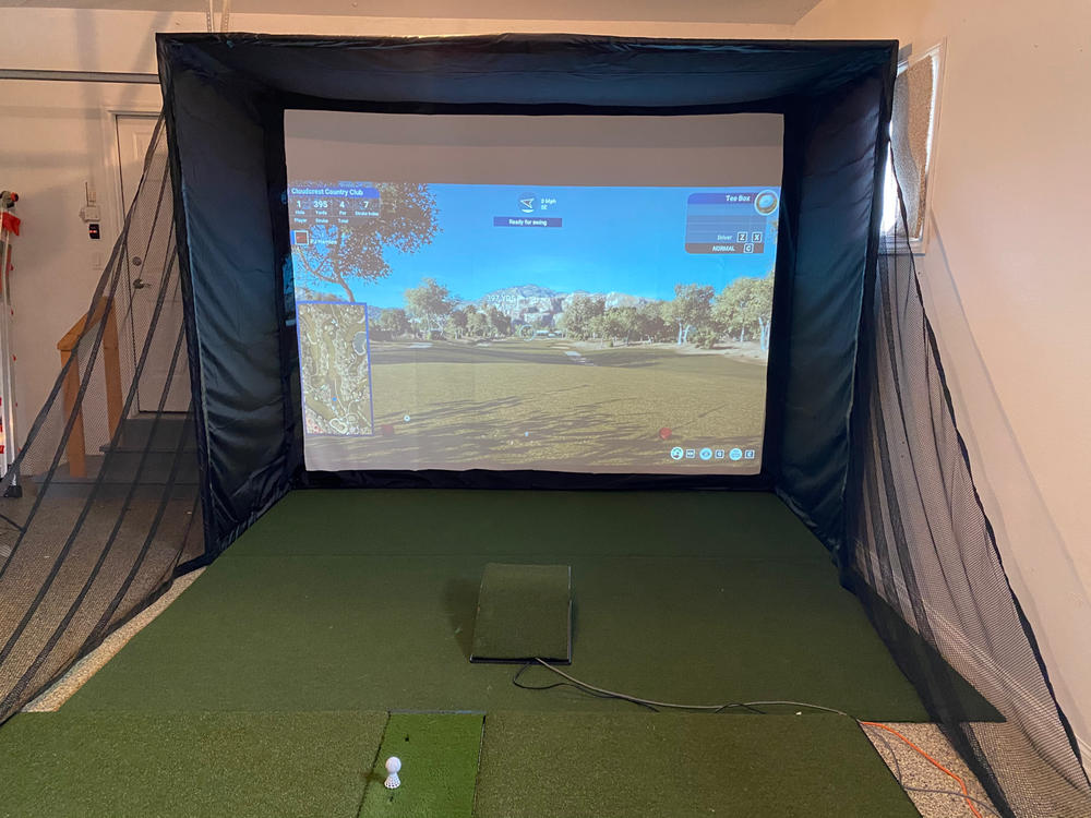 Flightscope Mevo+ SIG10 Golf Simulator Package - Customer Photo From PJ Hamlen