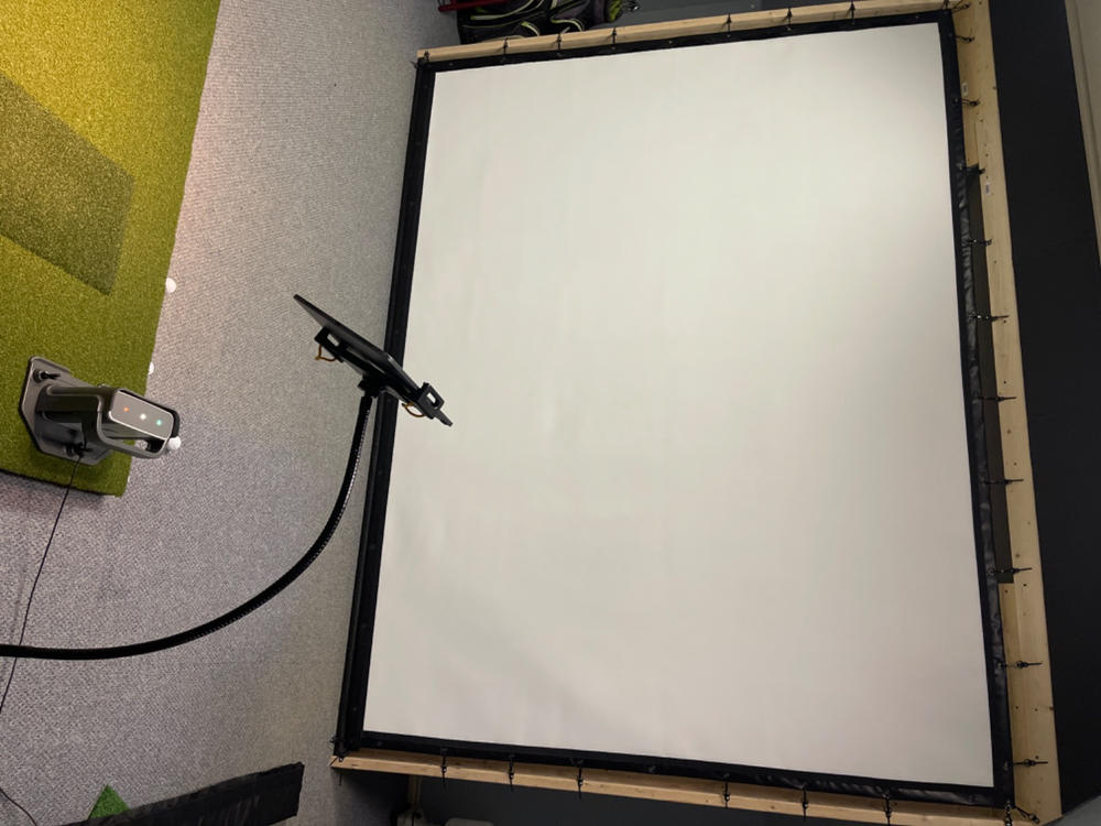 Golf Simulator Impact Screen - SIGPRO™ Premium - Customer Photo From Bryan H.
