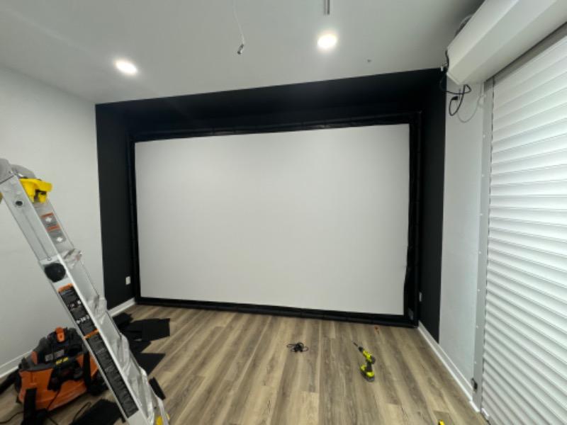Golf Simulator Impact Screen - SIGPRO™ Premium - Customer Photo From Adam Tacker