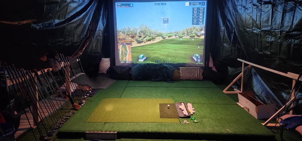 Preferred Hitting Strip - Customer Photo From Geezergolf
