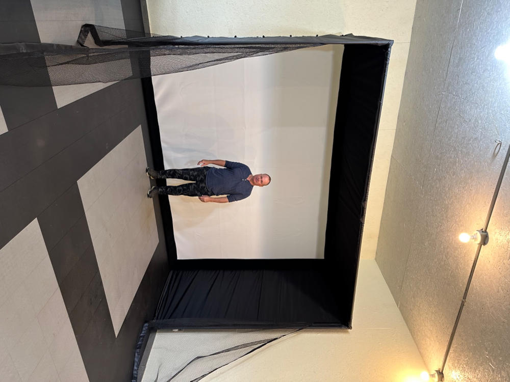 DIY Golf Simulator Enclosure - Customer Photo From Mark Wagner