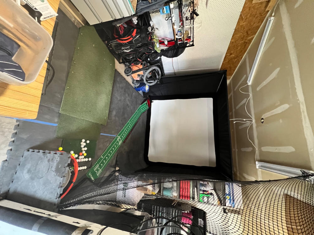 DIY Golf Simulator Enclosure - Customer Photo From Nathan Goeke
