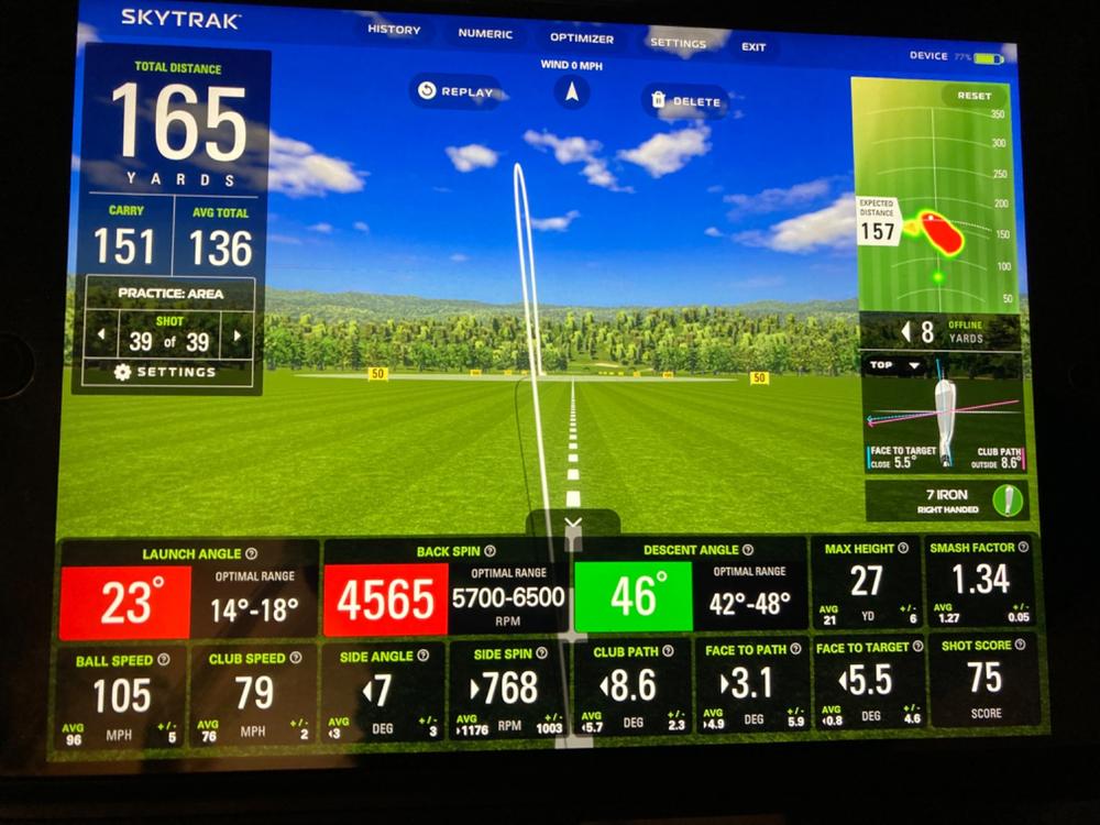 SkyTrak+ Launch Monitor - Customer Photo From Cedric Phillips