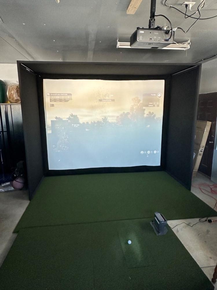 SkyTrak+ SIG10 Golf Simulator Package - Customer Photo From Matthew Schneider