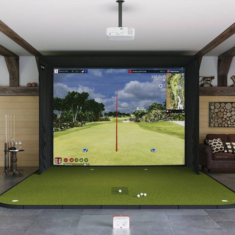FlightScope Mevo+ SIG12 Golf Simulator Package Golf Simulator Flightscope SIG12 Golf Simulator Flooring None 