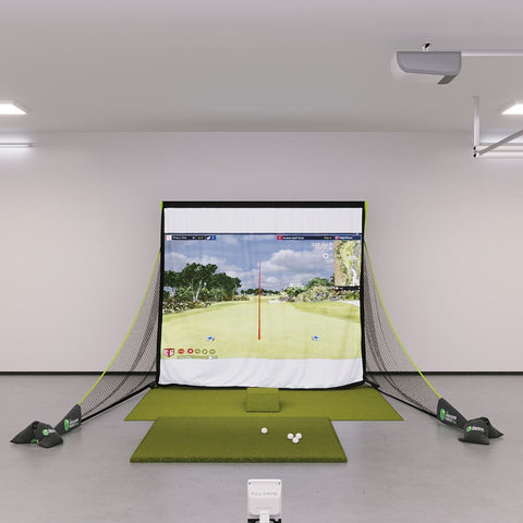 Full Swing KIT Bronze Golf Simulator Package Golf Simulator Full Swing Fairway Series 5' x 5'