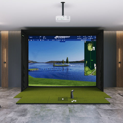 Foresight Sports GC3 SIG12 Golf Simulator Package Golf Simulator Foresight Sports SIGPRO 4' x 10' None 