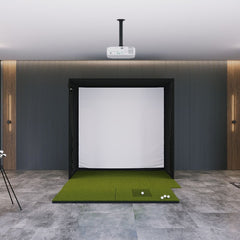 SIG8 Golf Simulator Studio - Complete Package Golf Simulator Screen Shop Indoor Golf SIGPRO 4' x 7' 