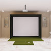 SIG10 Golf Simulator Studio - Complete Package Golf Simulator Screen Shop Indoor Golf Fairway Series 5' x 5' 